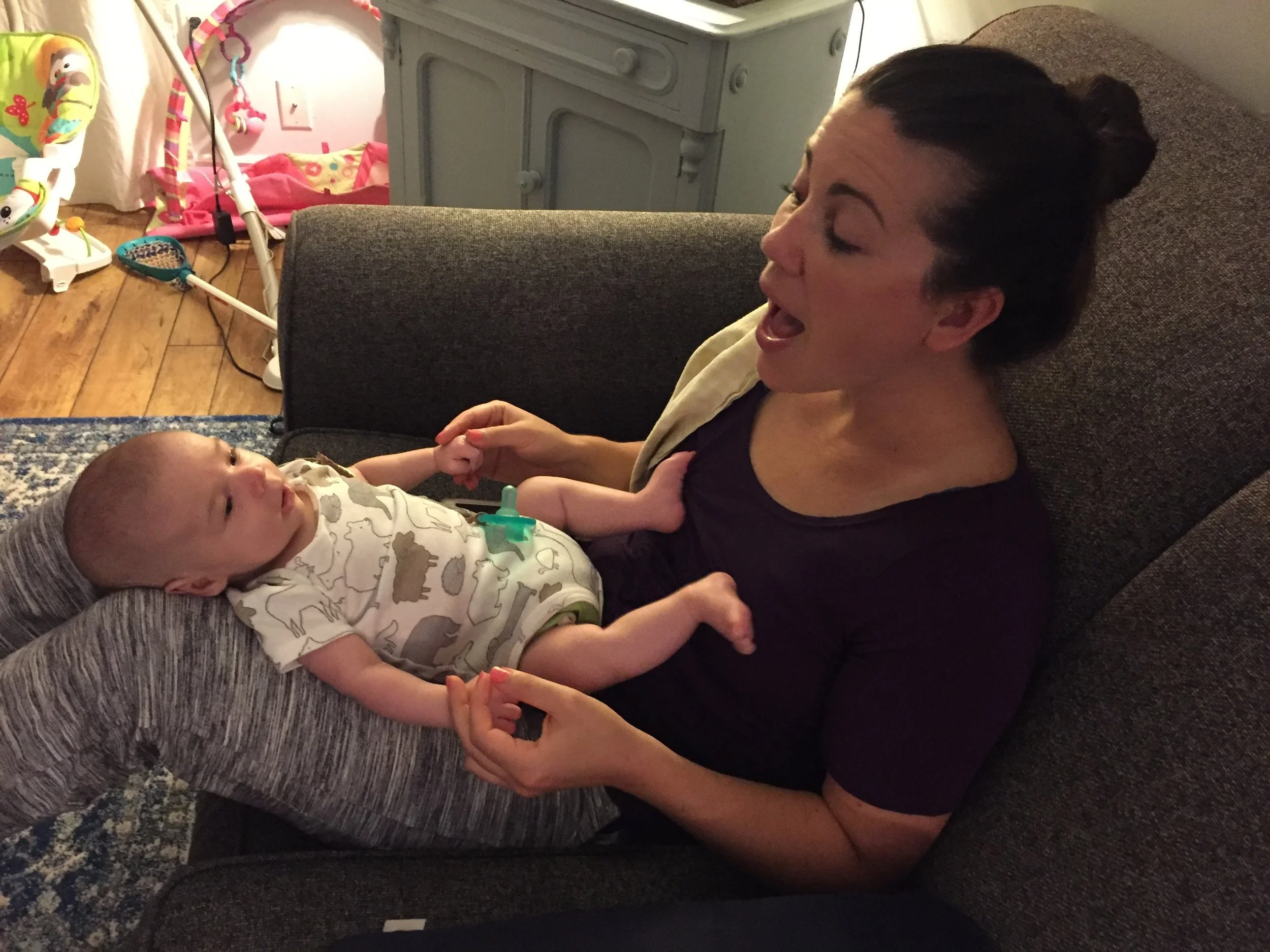  Practicing sounds with Auntie Steph 