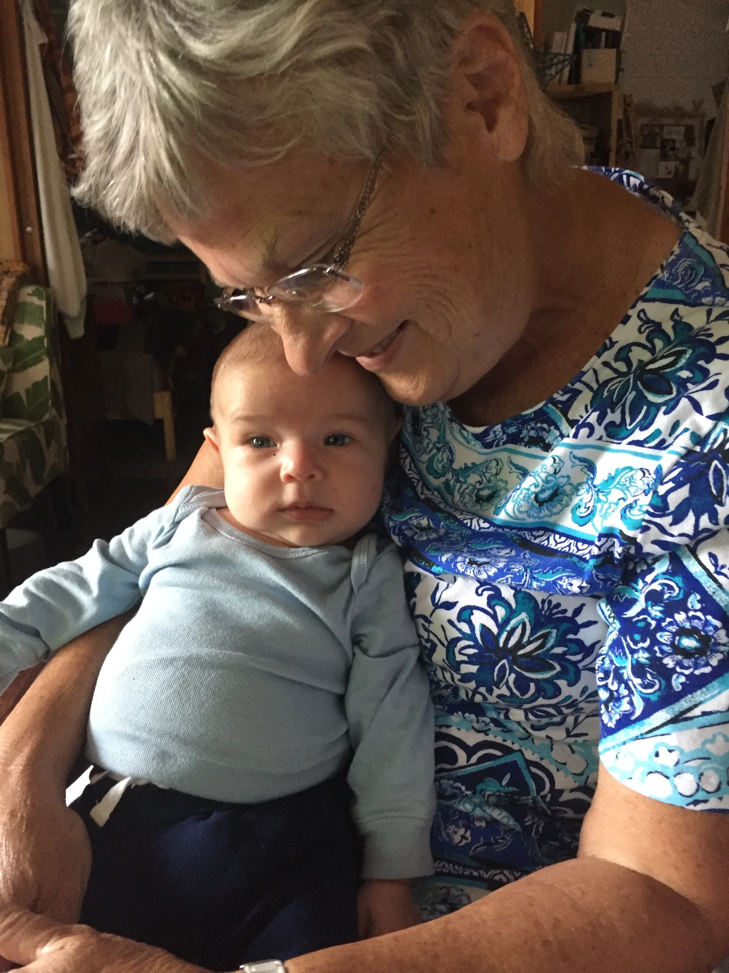  Full belly with Nana 