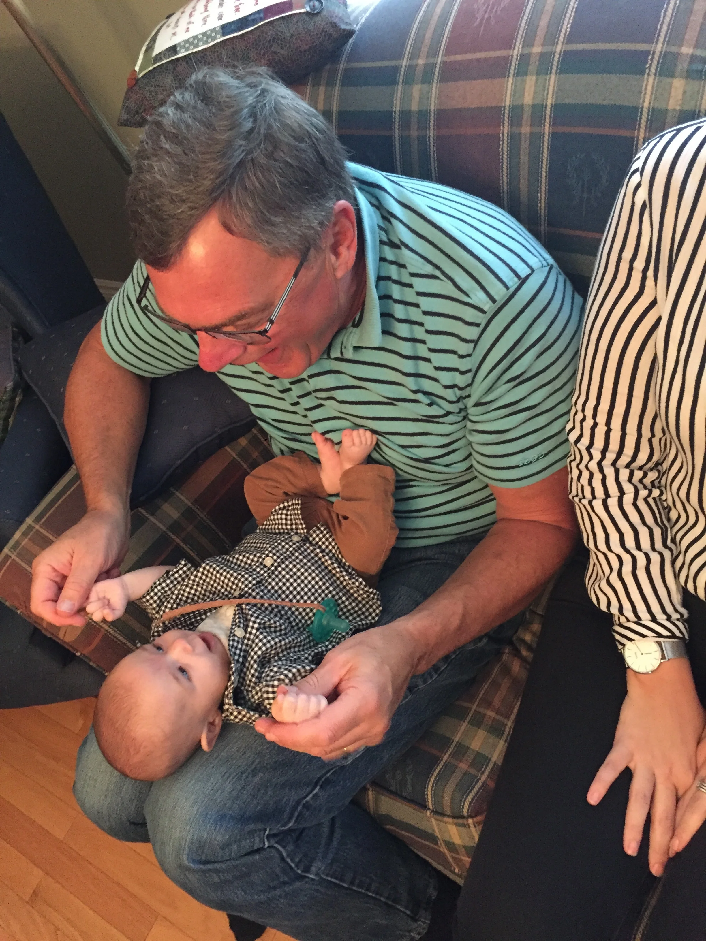  Meeting Uncle Kevy…he was very excited 