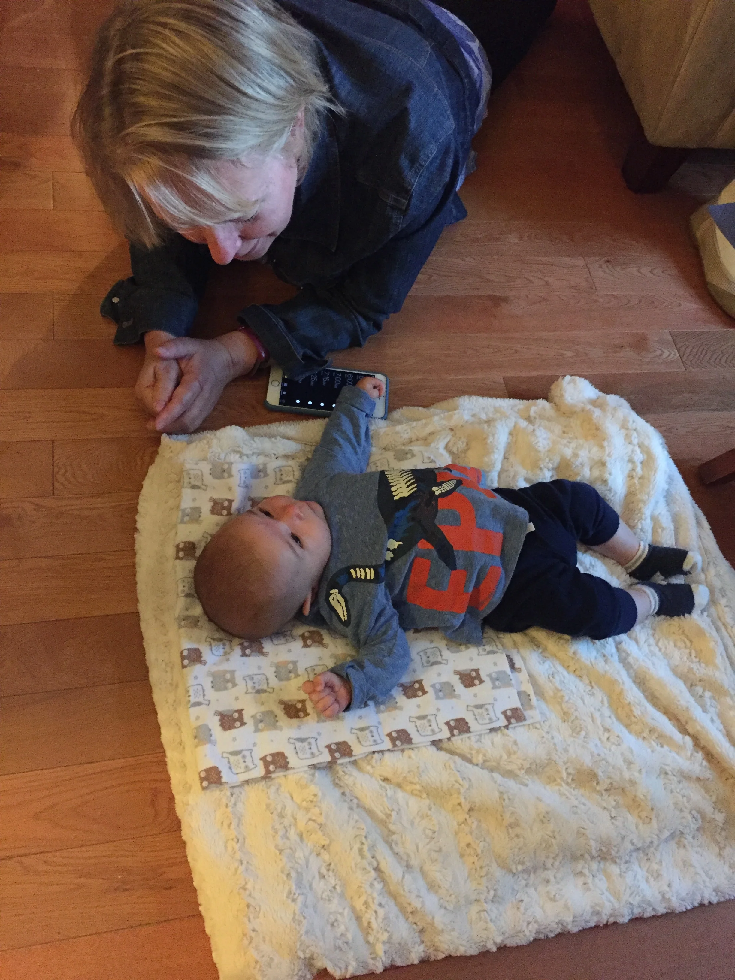  Playing with Auntie Becky 