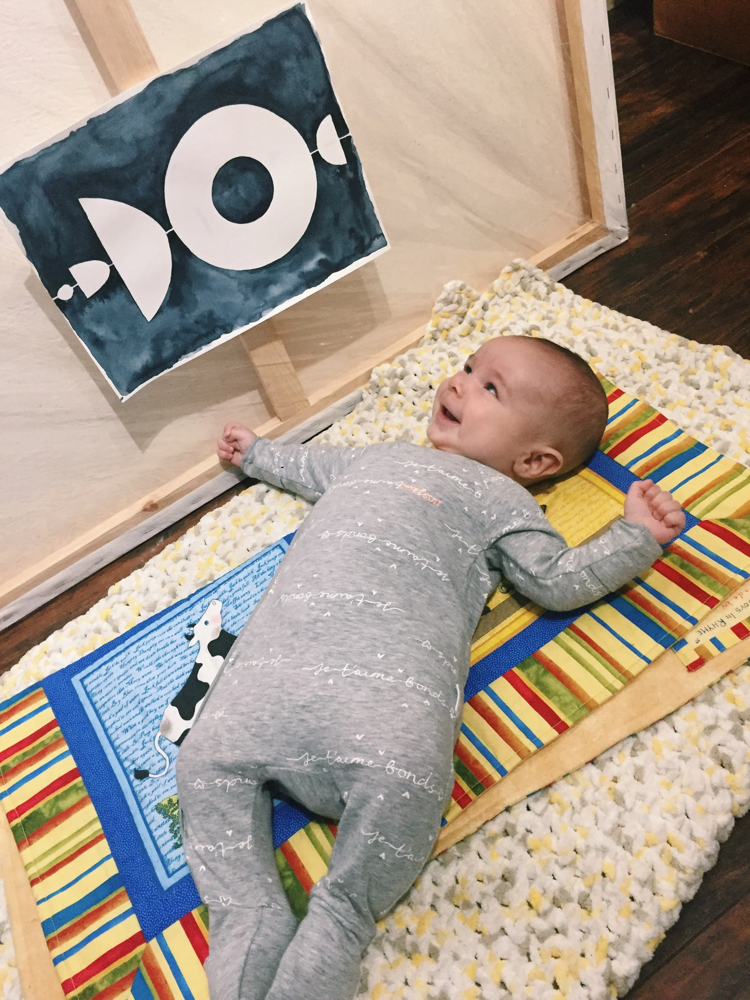  Loving the painting mom made for me 