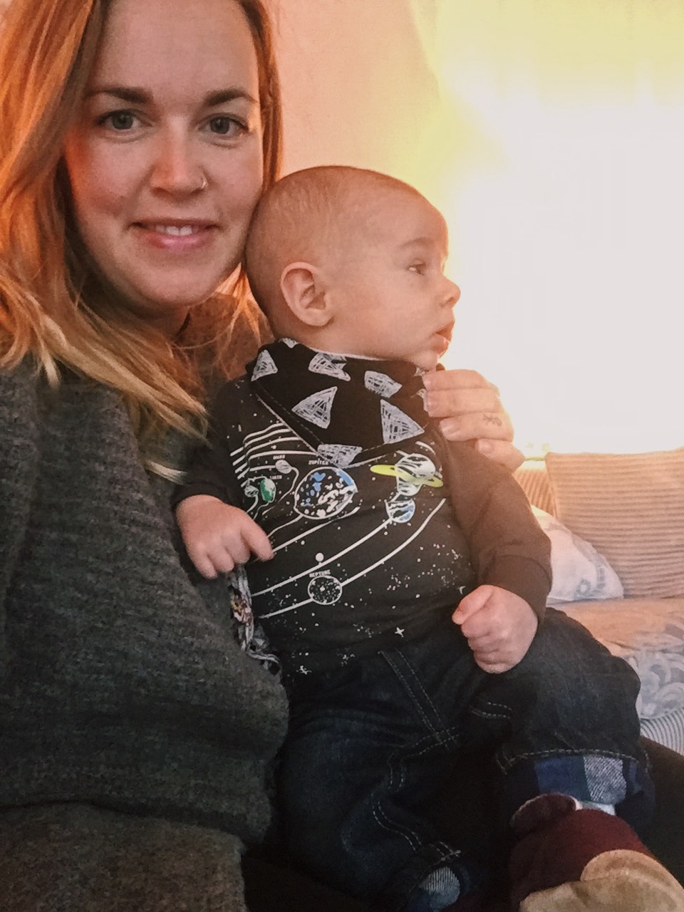  In mom’s favourite shirt. All the planets (missing Pluto :( though) and jeans! 