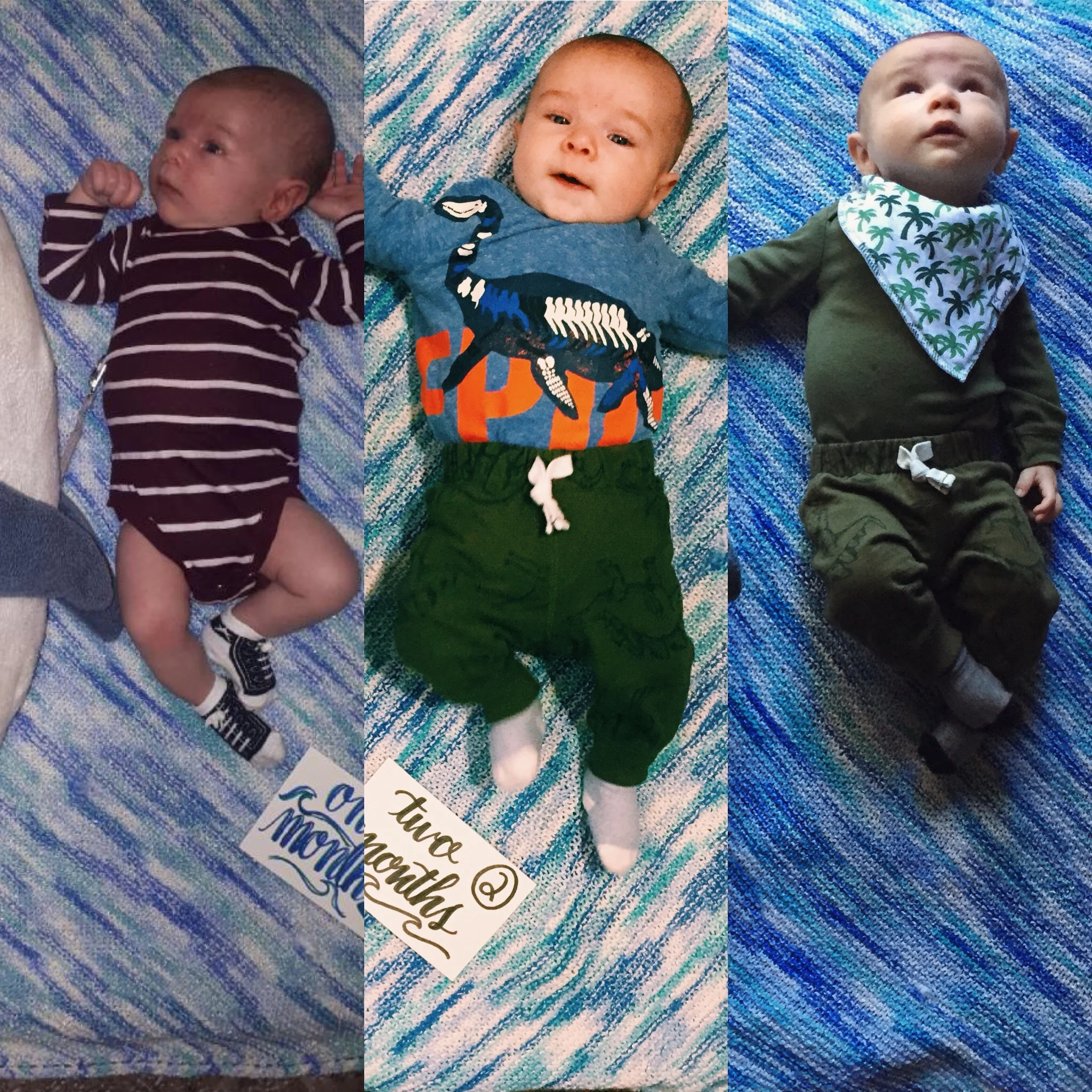  One month, two months, three months! 