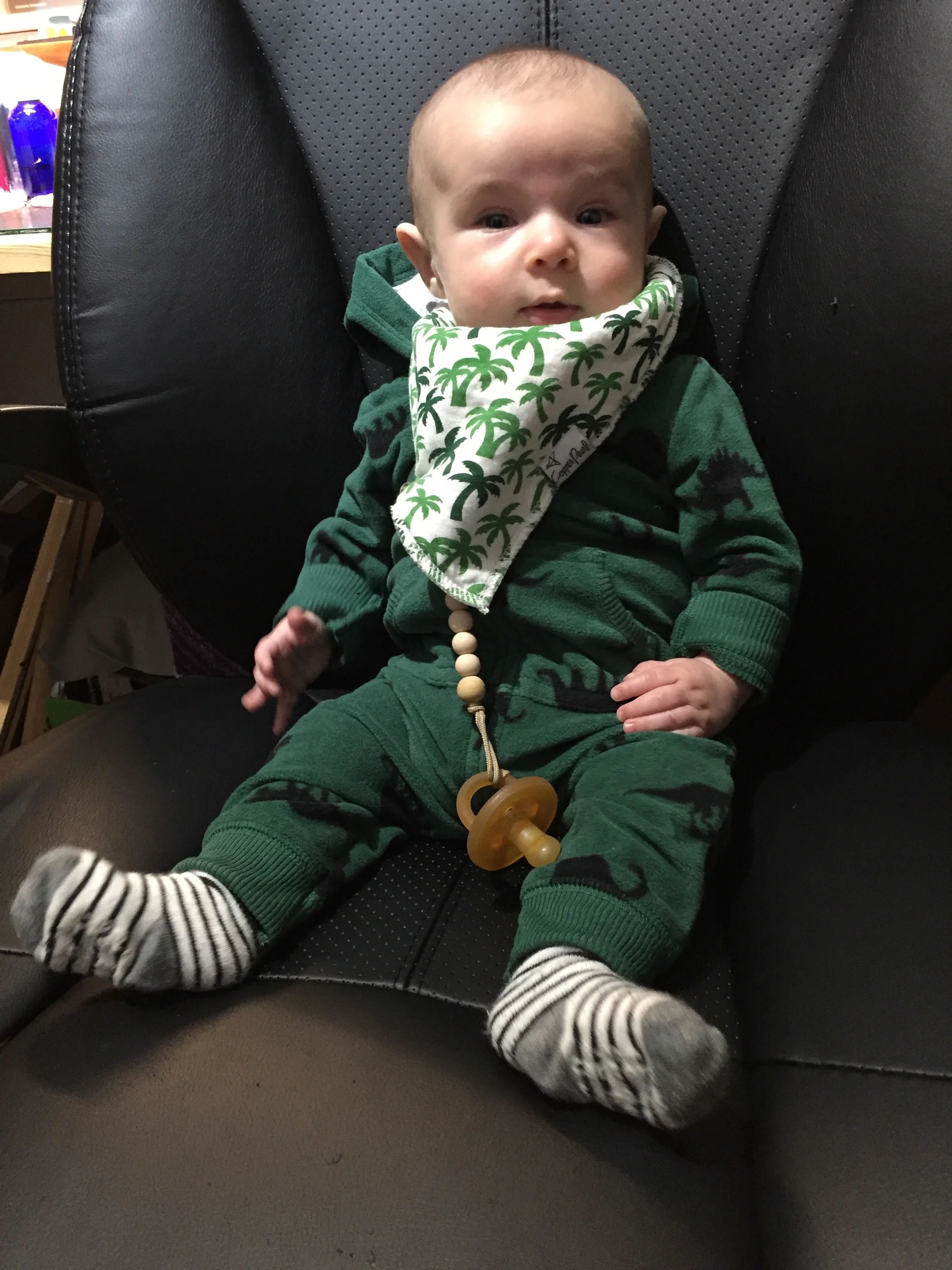  Mommy’s little studio assistant. 