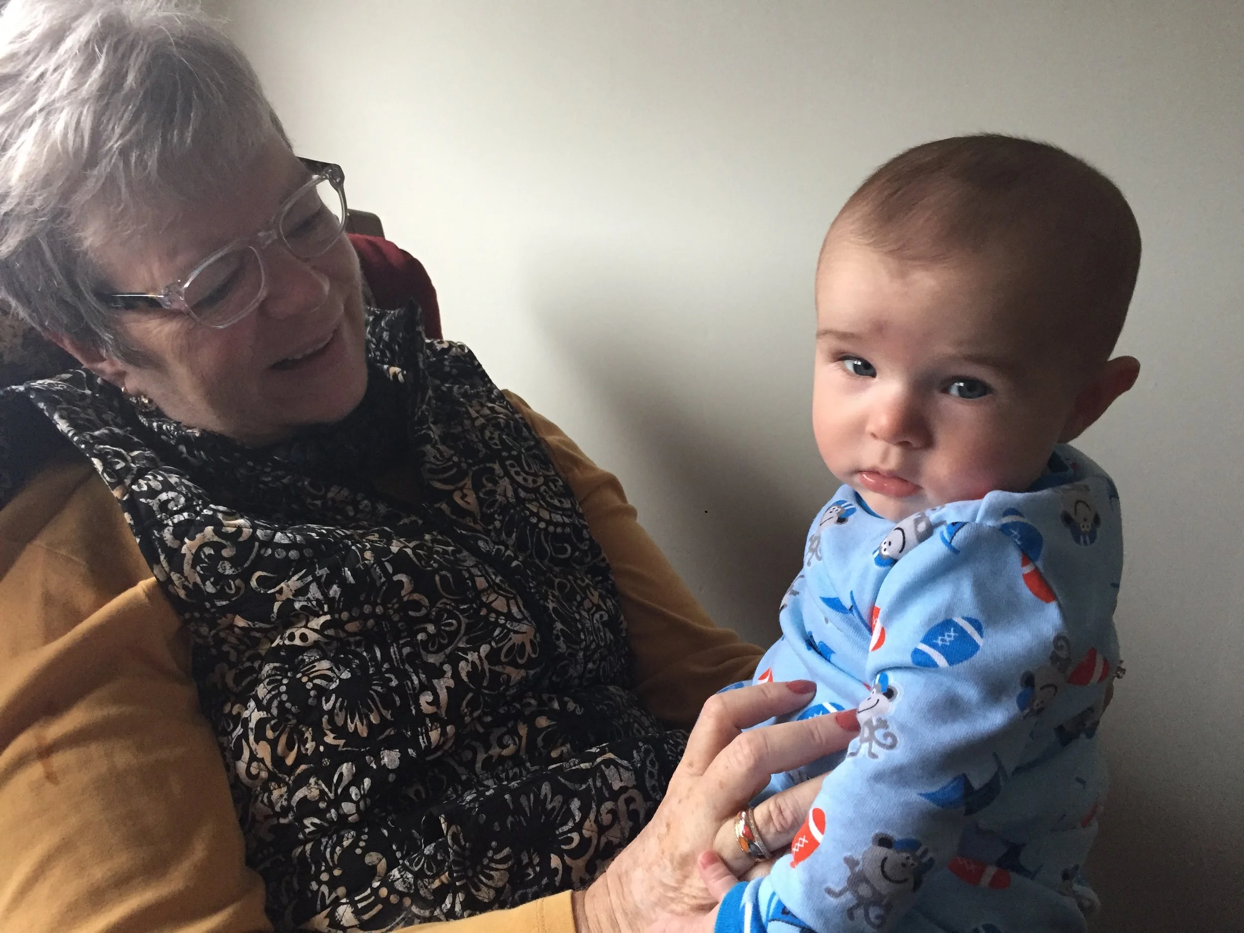  mommy forgot my suitcase…thankfully Grandee had pjs from great aunt Beth! 