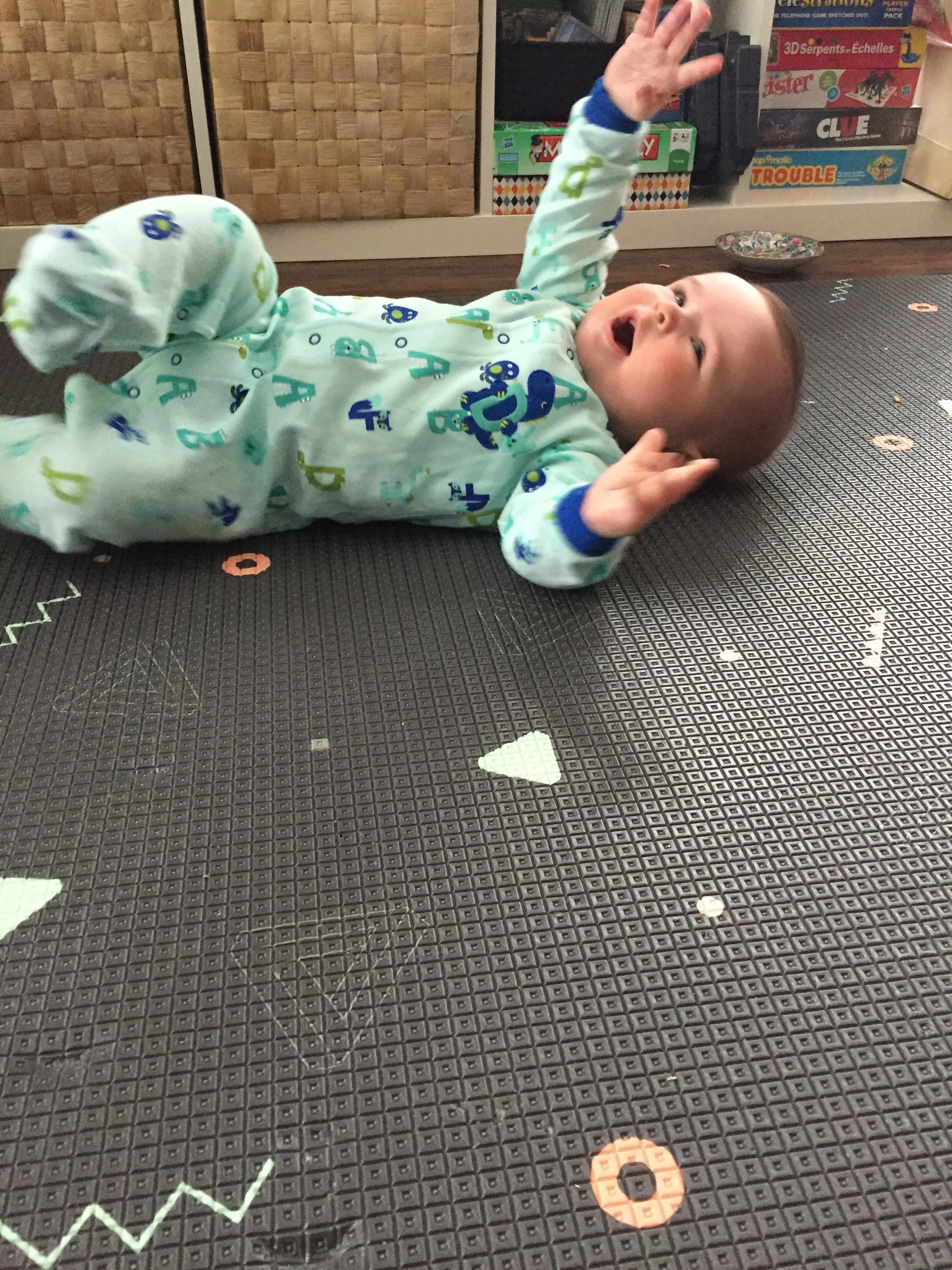  Practicing rolling 