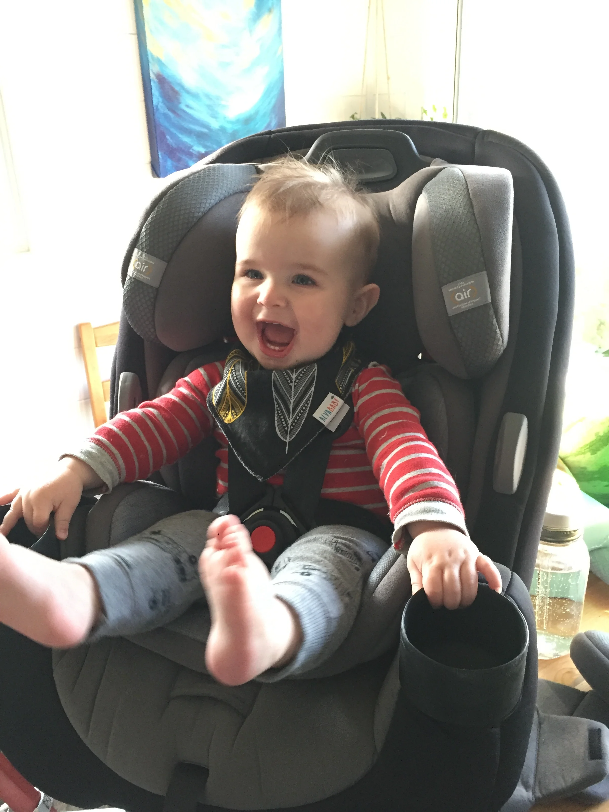  I got a new big boy carseat, and I am pumped! 