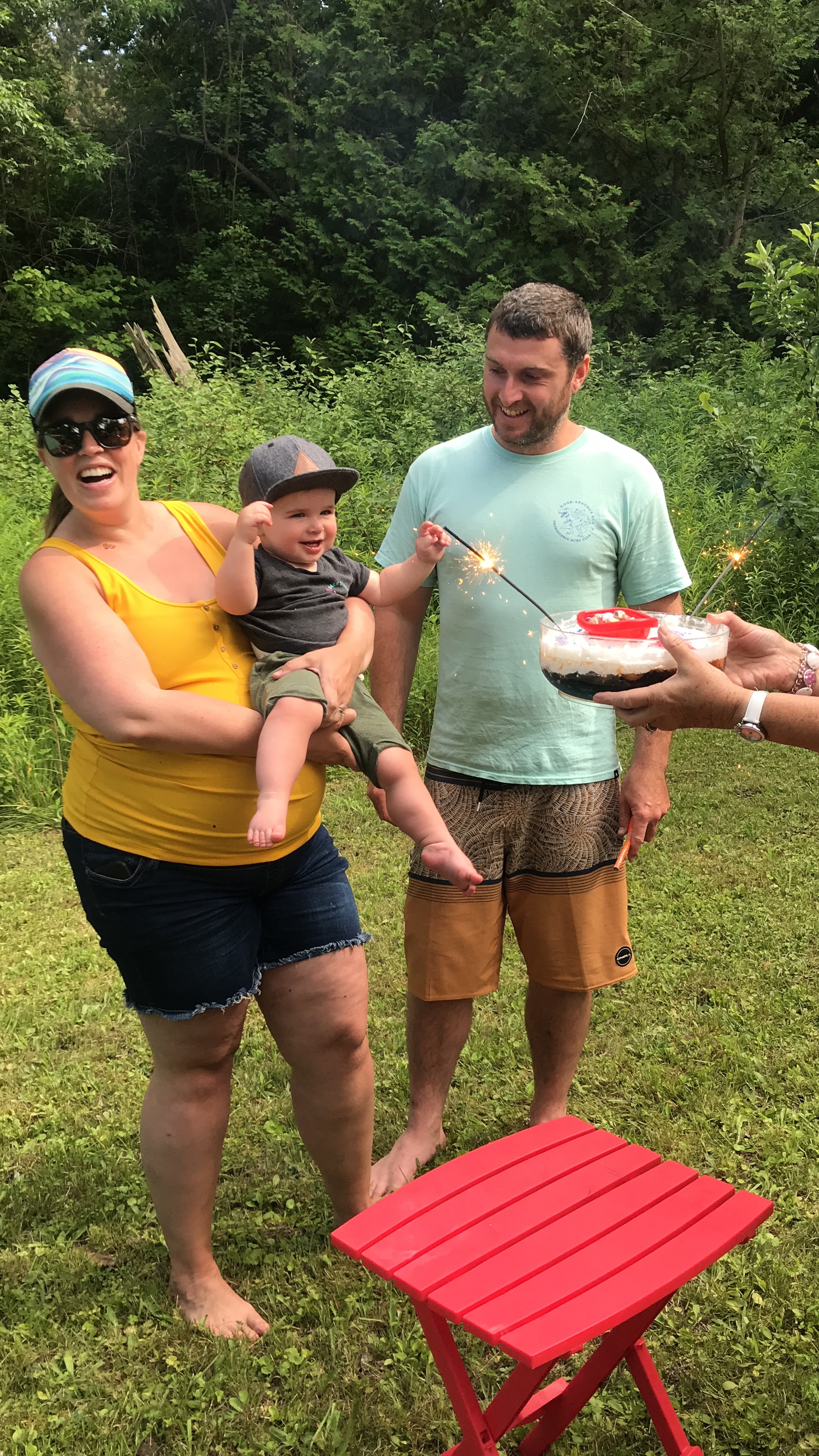  The shark infested jello, and sparklers! 
