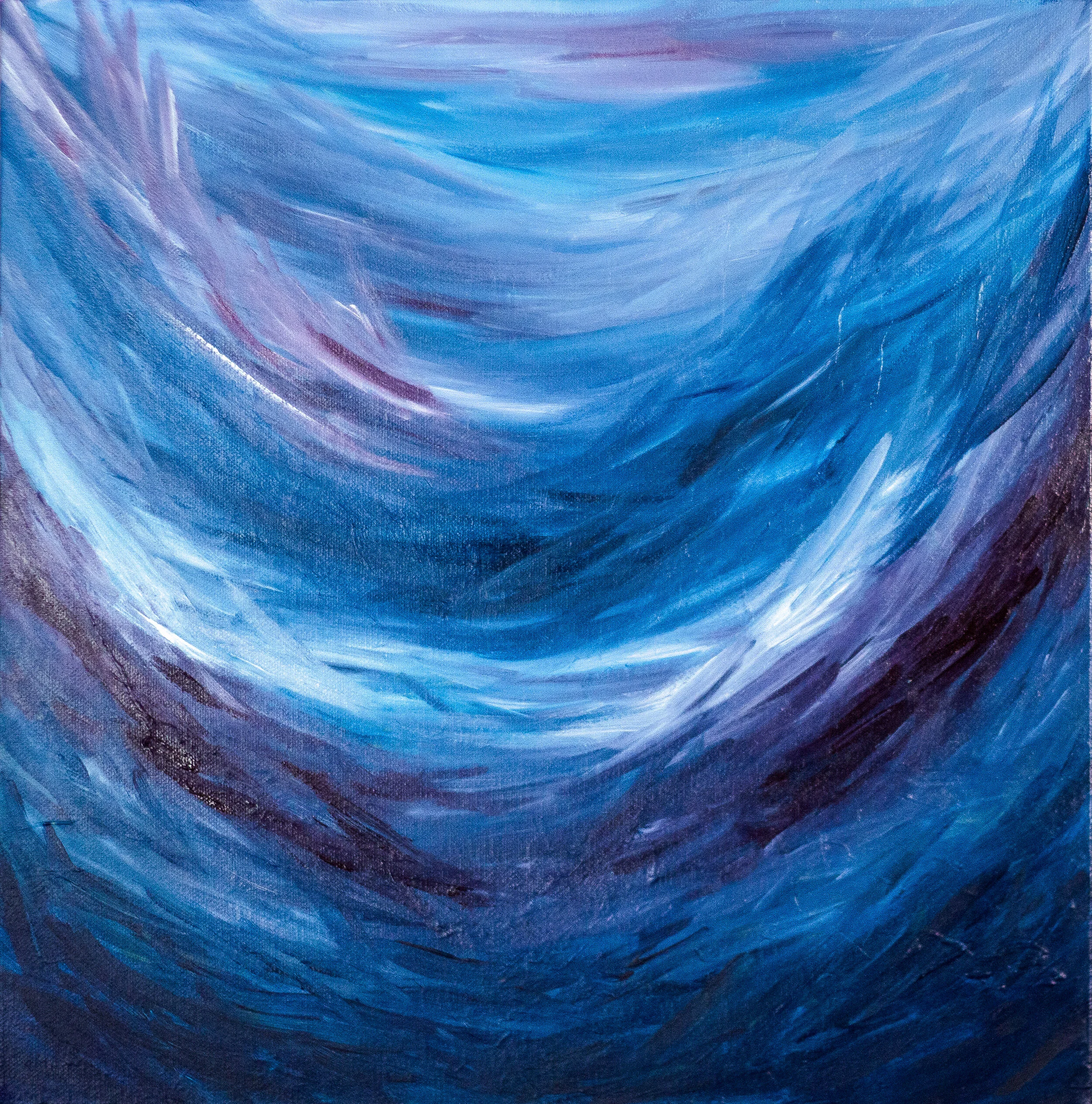 the mercy flowing from your side | 18 x 18 original acrylic painting