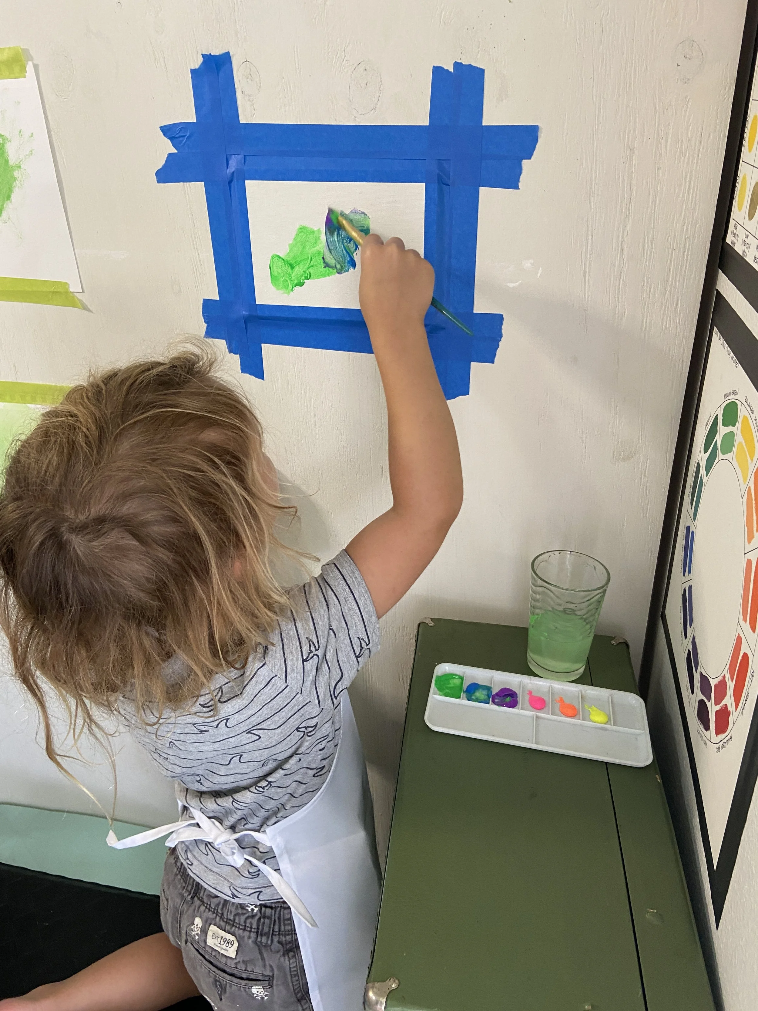 Sharing a studio with kids