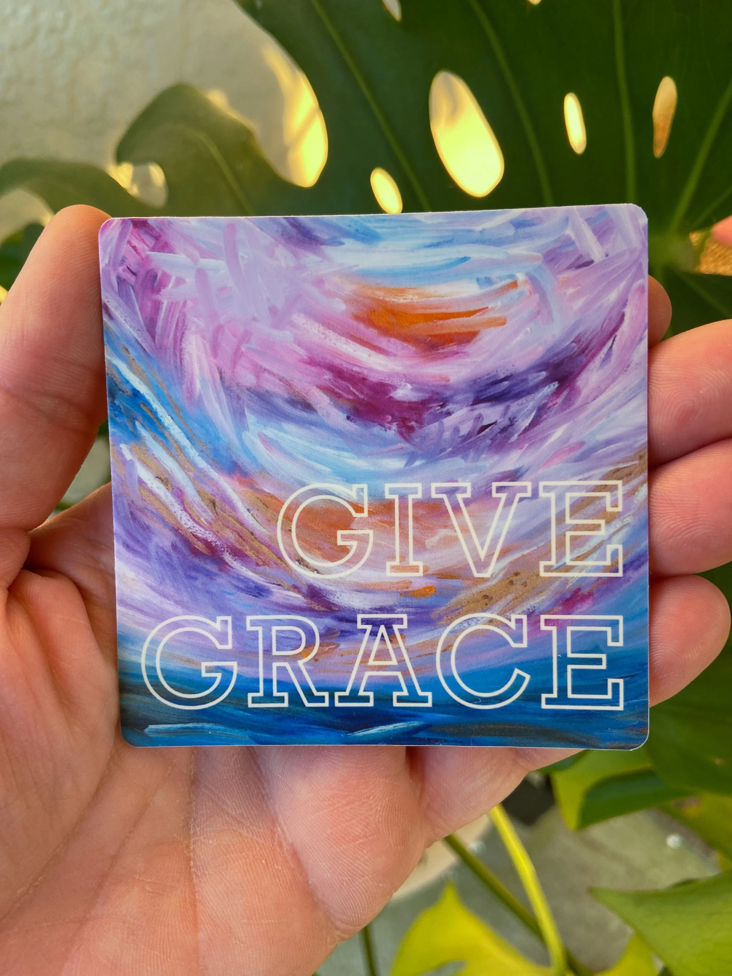 Give Grace Sticker