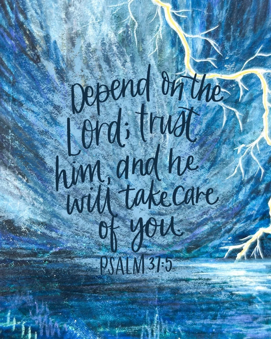 Depend on the LORD; trust him, and he will take care of you. 

Psalm 37:5