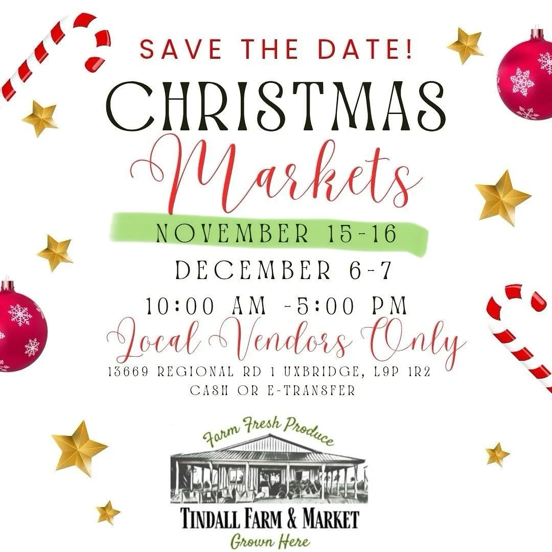 Come visit me on November 15 &amp; 16 at @tindall_farm_market Christmas show! Alongside other vendors, and cute market store, get your loved ones some gifts they won&rsquo;t find anywhere else. I&rsquo;ll have painted ornaments, coaster sets, paintin
