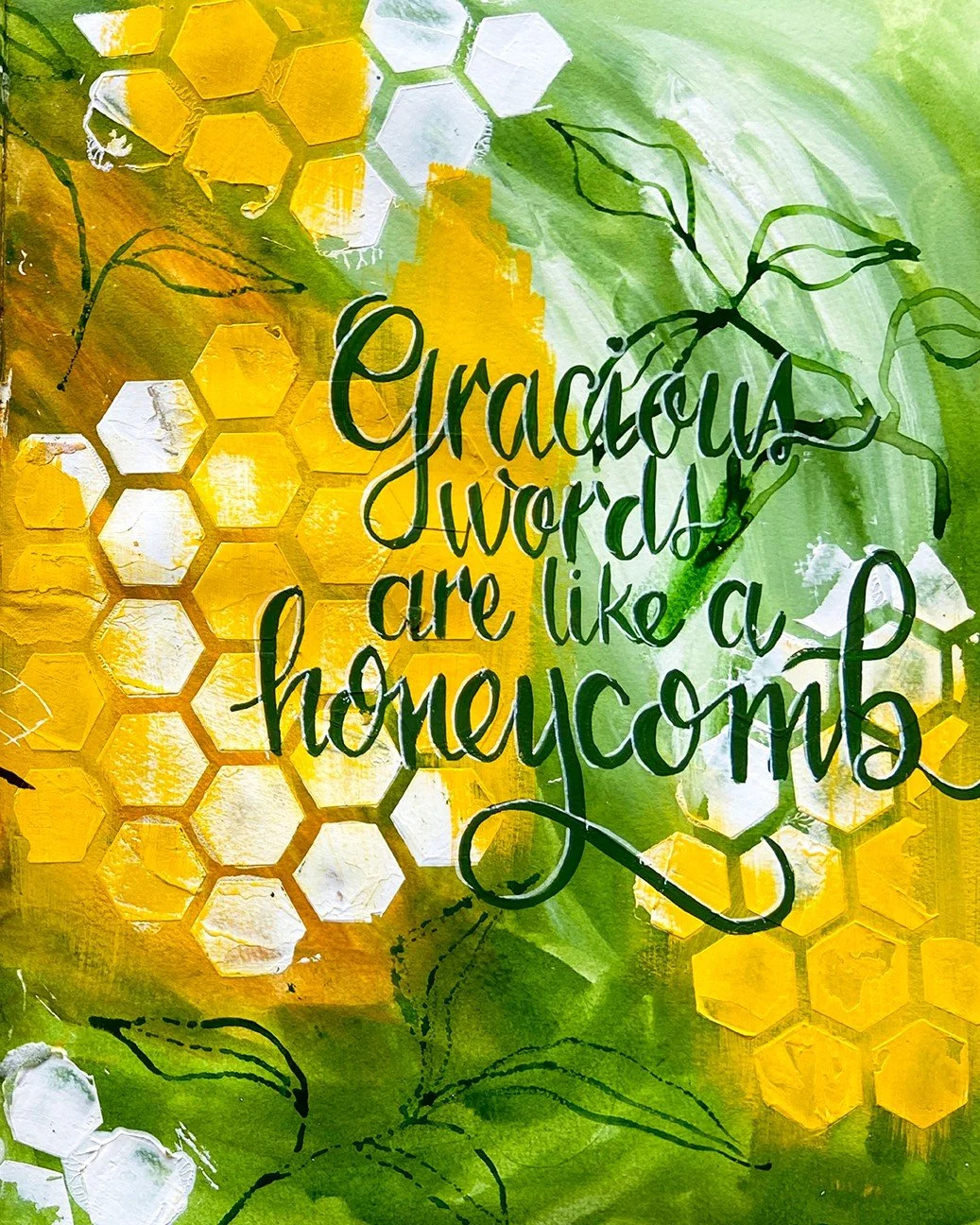 Gracious words are like a honeycomb,
sweetness to the soul and health to the body.

Proverbs 16:24