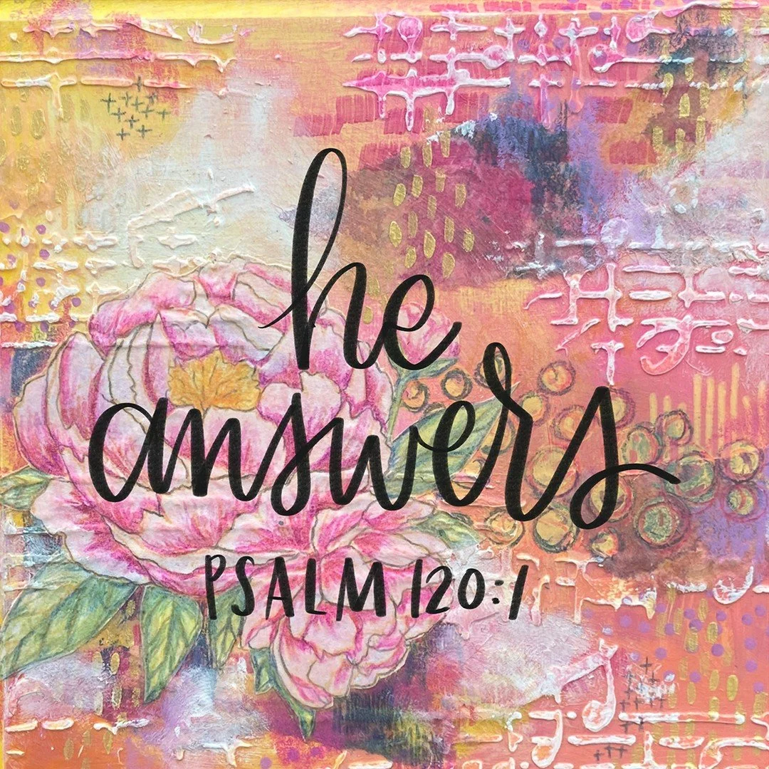 In my distress I called to the Lord,
and he answered me.

Psalm 120:1