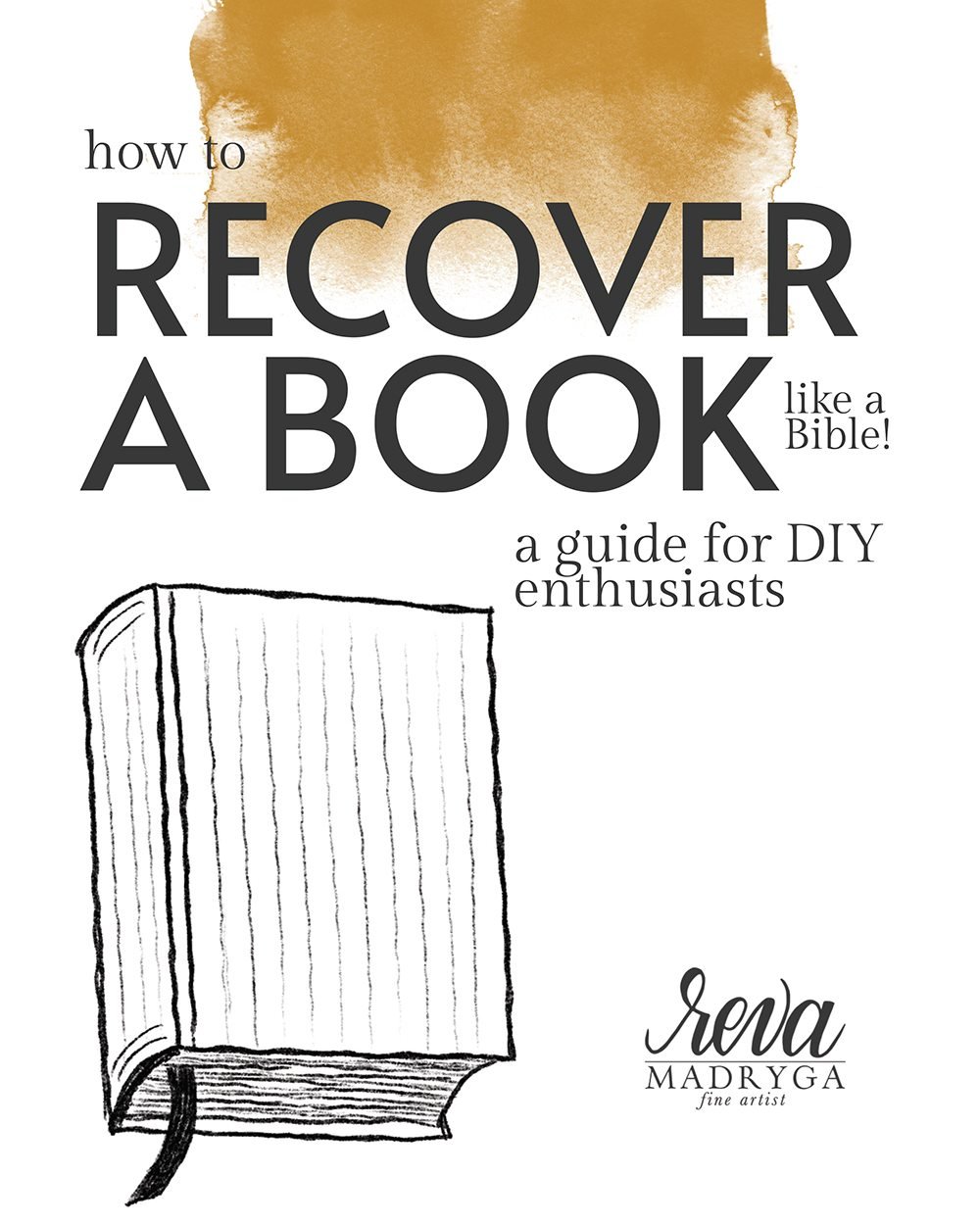 I've had a few people reach out about how to recover an old book they have that's falling apart...well, I've made a downloadable PDF you can grab to teach you just how to do it! There's an accompanying video walking you through all the steps of the P