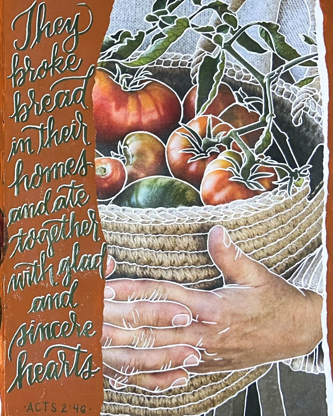 And day by day, attending to the temple together and breaking bed in their homes, they received their food with glad and generous hearts,  praising God and having favour with all the people. And the Lord added to their number day by day those who wer