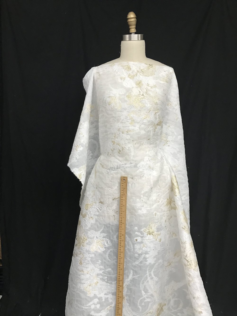 white and gold jacquard dress ZAPAKA Women One Shoulder Little White Dress Bodycon Simple Graduation Dress, Yellow / US10 main image 0