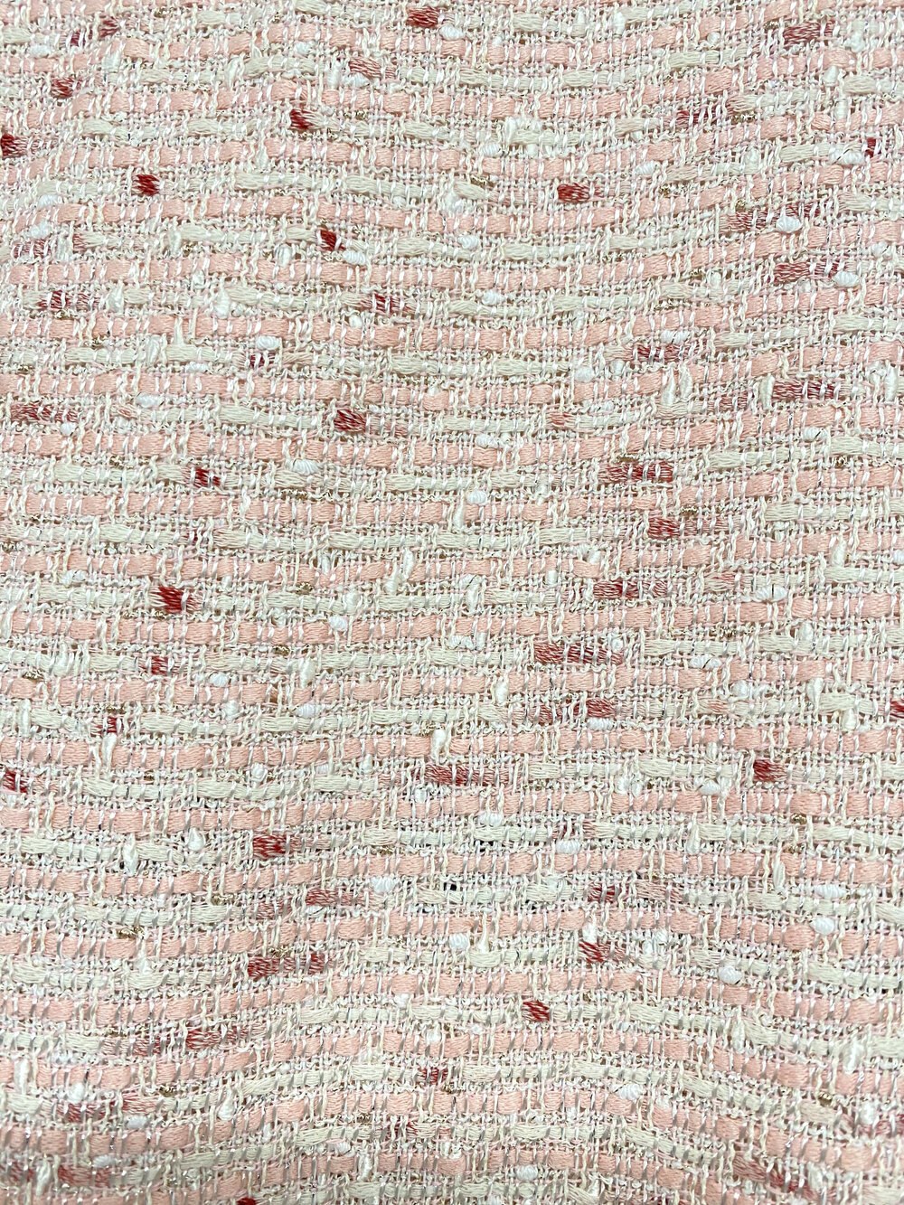 Strawberry Pink Boucle — Mendel Goldberg Fabrics NYC