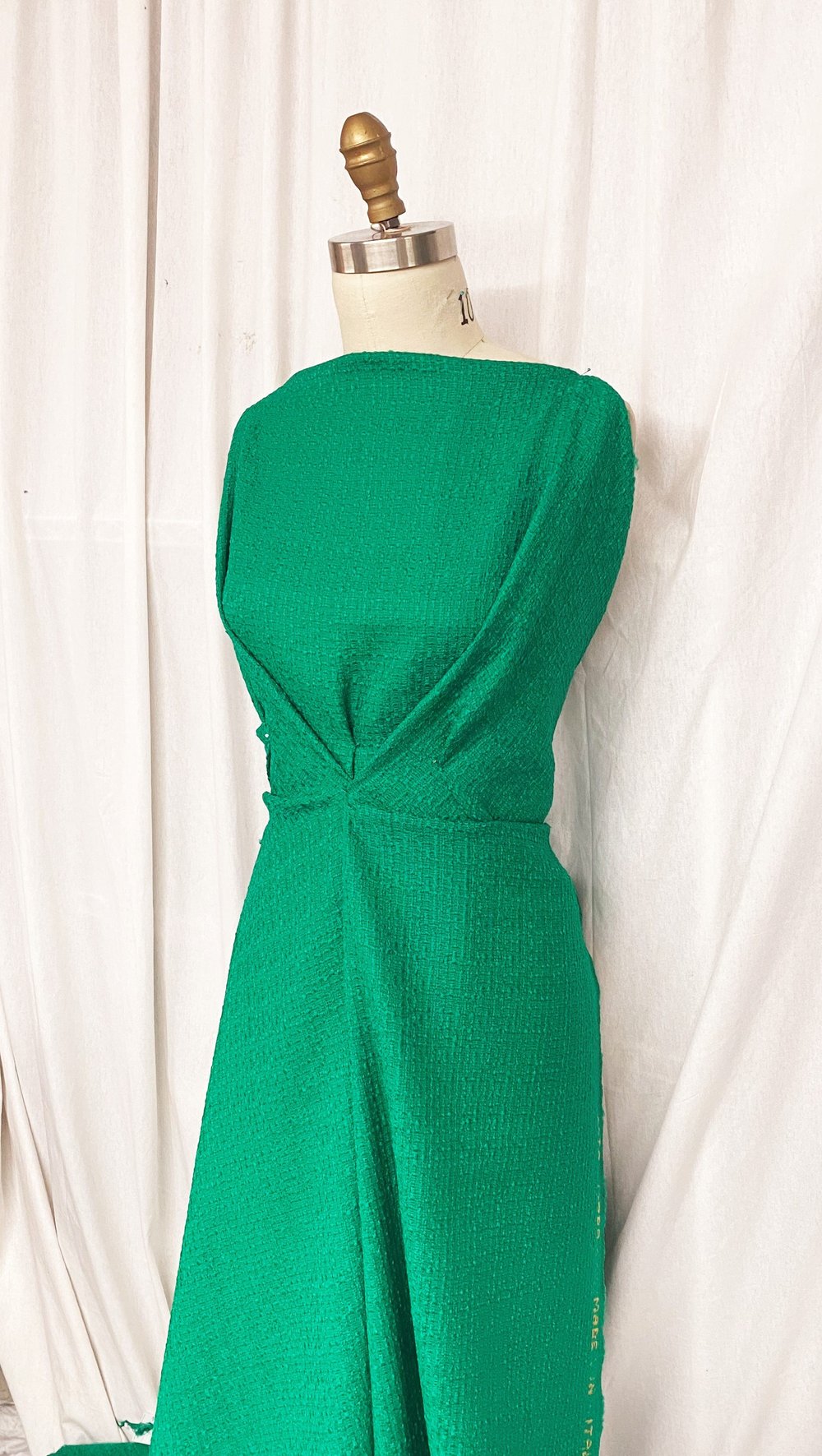 green emerald velvet dress Ribbed Knit Longline Dress, Emerald Green – Jolie Moi Retail main image 0