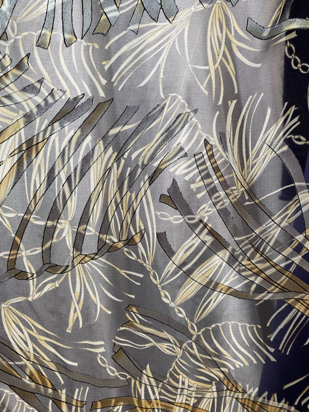 Gucci Italian Jacquard Silk Chiffon — Mendel Goldberg Fabrics NYC