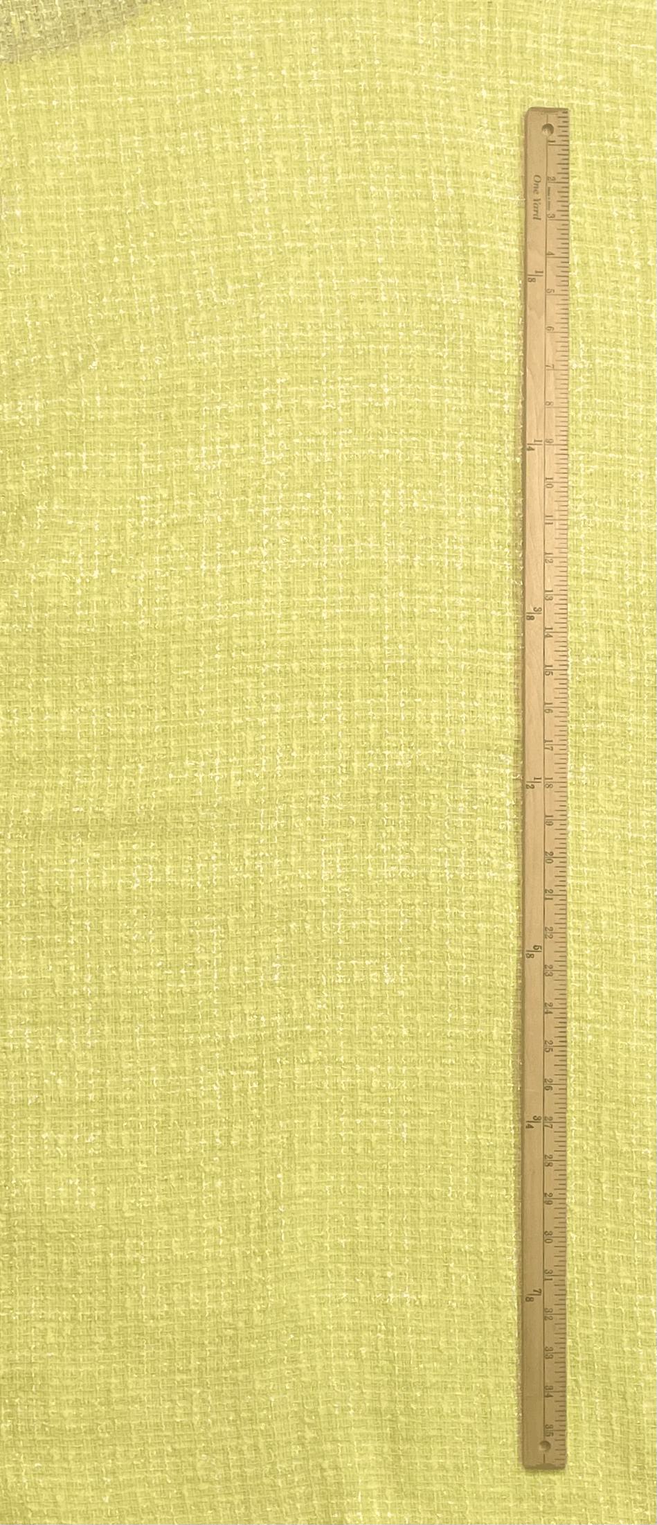 Yellow Fabric, Solid Cotton Fabric, Lemon, Linen Texture Fabric