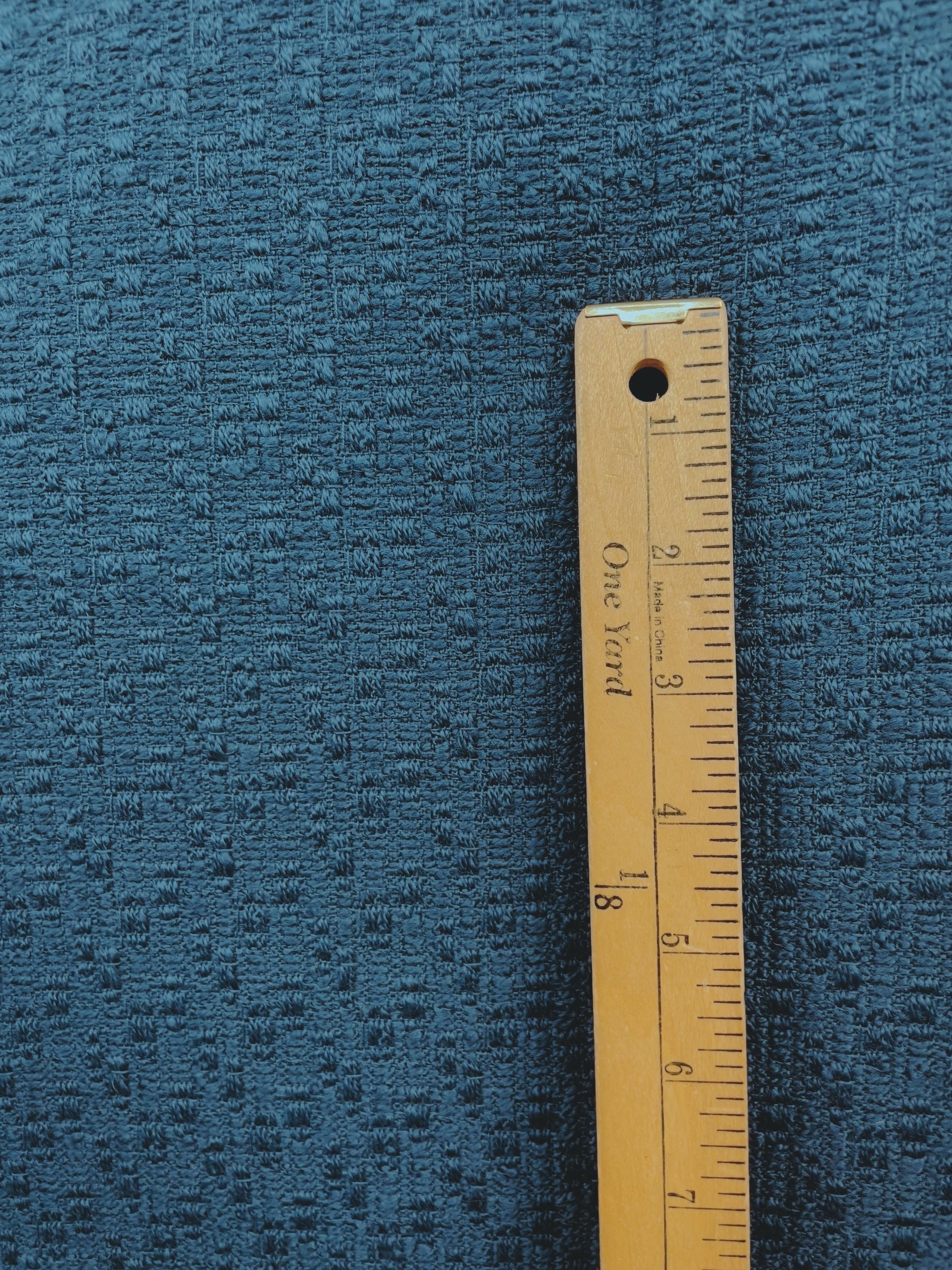 Classic Heathered Teal Boucle — Mendel Goldberg Fabrics NYC