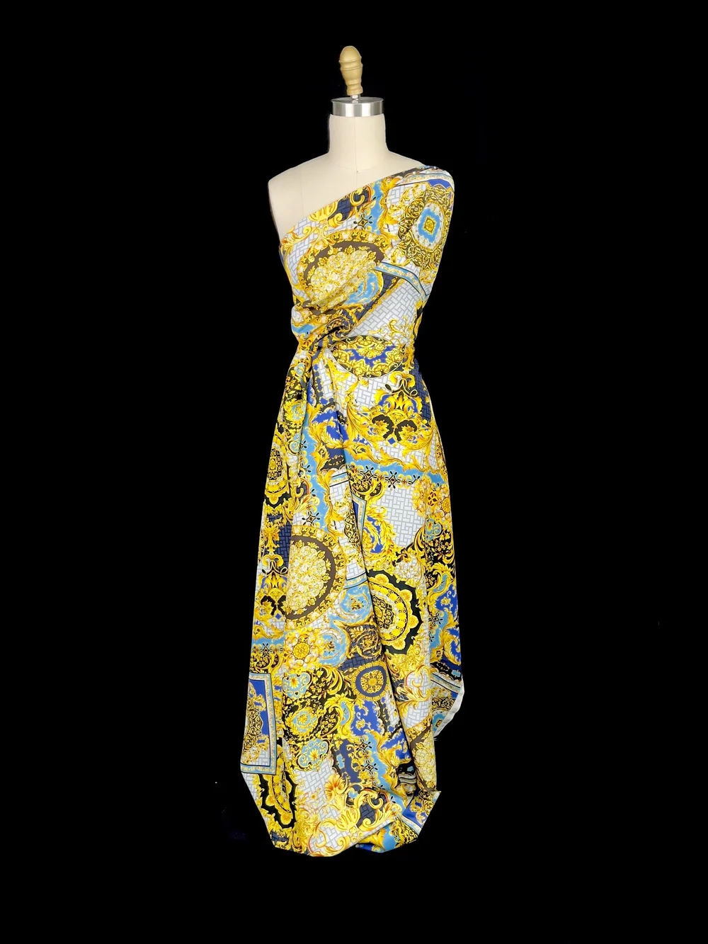 white beach dresses for weddings Vintage 1992 Spring Ready to Wear Versace Jeans Couture Cotton Baroque   The Kit Vintage