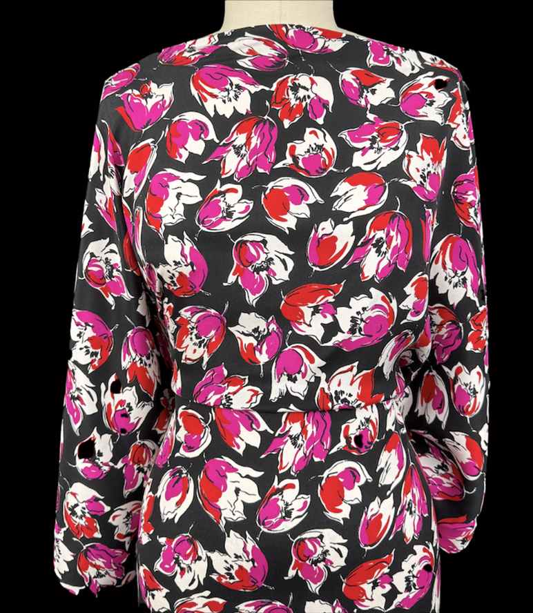4 Yds HC Givenchy Silk Cady Crepe $595  Mendel Goldberg Fabrics NYC