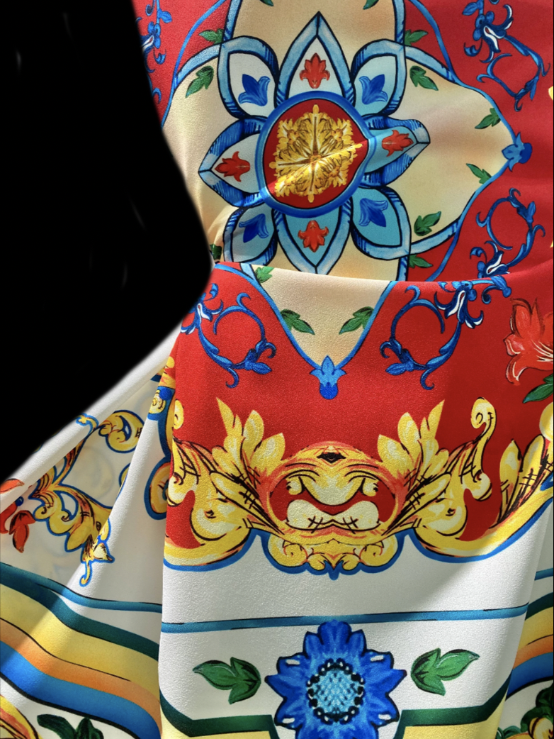 dolce&gabbana ヘンリーネックカットソー ステッチデザイン 