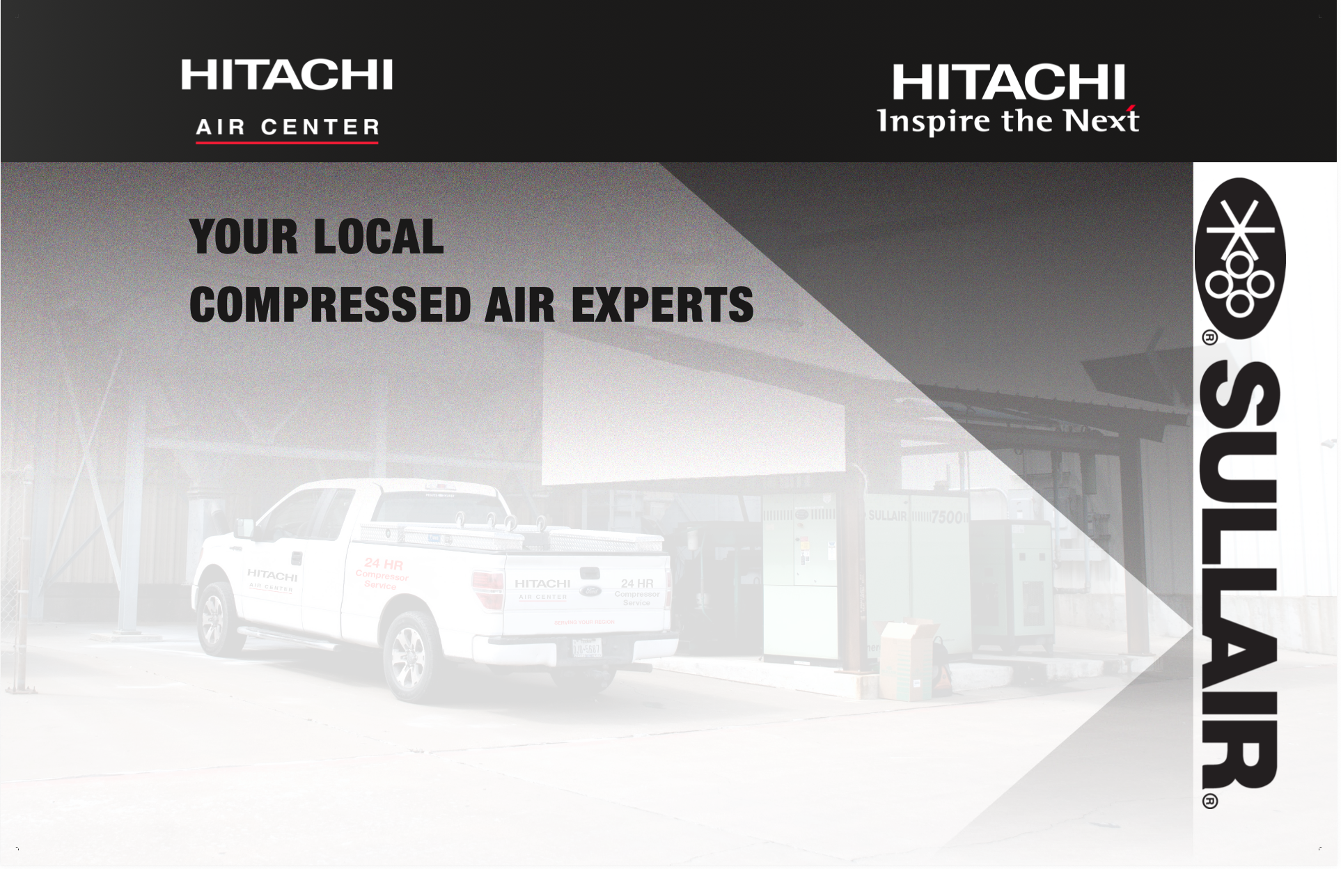 Hitachi Air Center Trade Show Hop Up Design