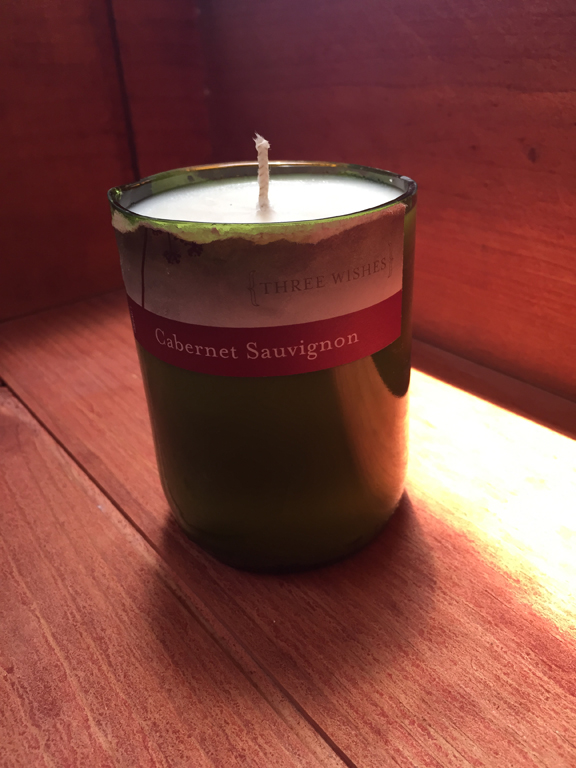 RECYCLED WINE BOTTLE CANDLE - TO BE SCHEDULED