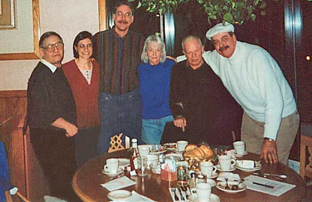 (1999 - 2001) Suburban Motel tenants and Gail Schechter meet at Seven Brothers Restaurant. One resident lived in her car before finding housing in the motel. Another was a Holocaust survivor.