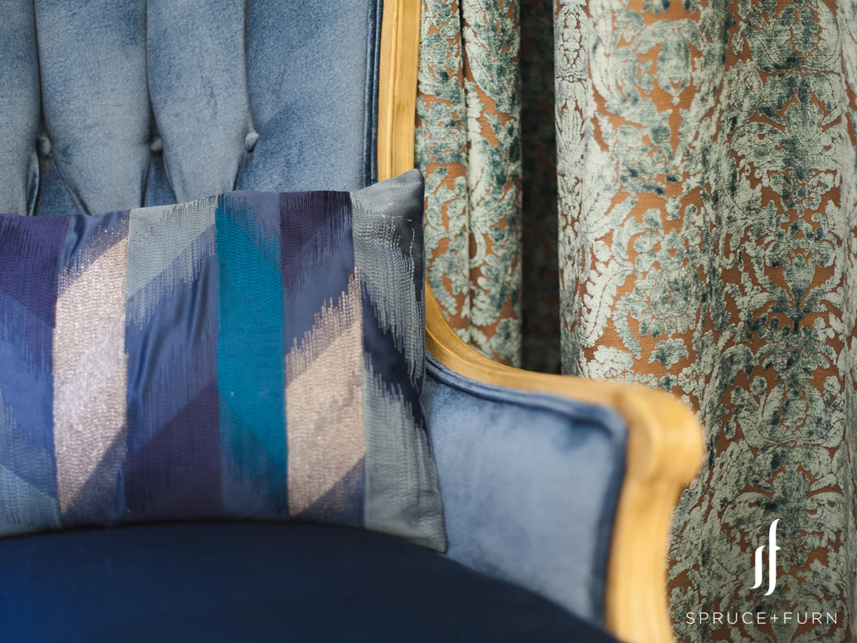 Master Bedroom - Textures | Design by: Spruce + Furn | Photo: Steph Goralnick
