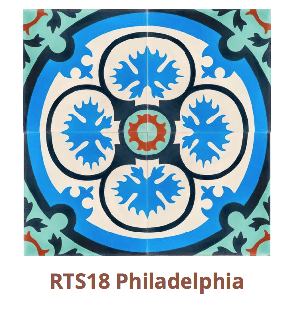 This tile is in stock and on sale for $5.50 per tile or $8.25 per square foot. https://rusticotile.com/cement-tile/mealu-collection-stock-cement-tile/
