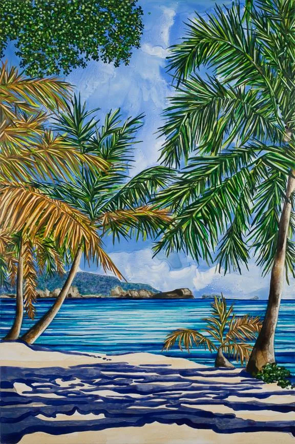 Lagoon 36" x 24" watercolor