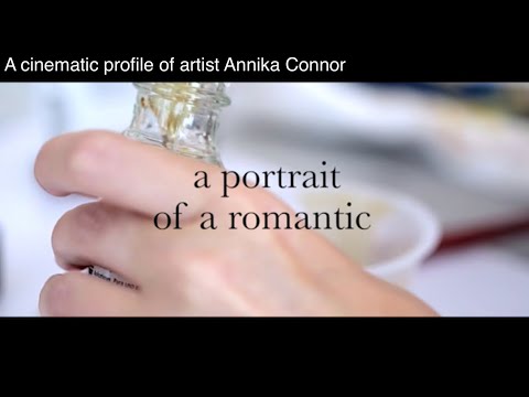 a portrait of a romantic