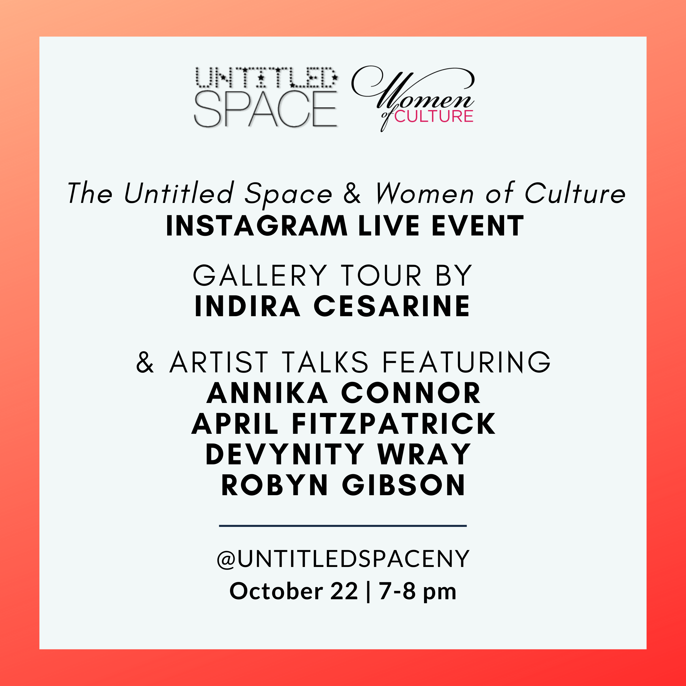 Women of Art &amp; Culture EVENT / Talk