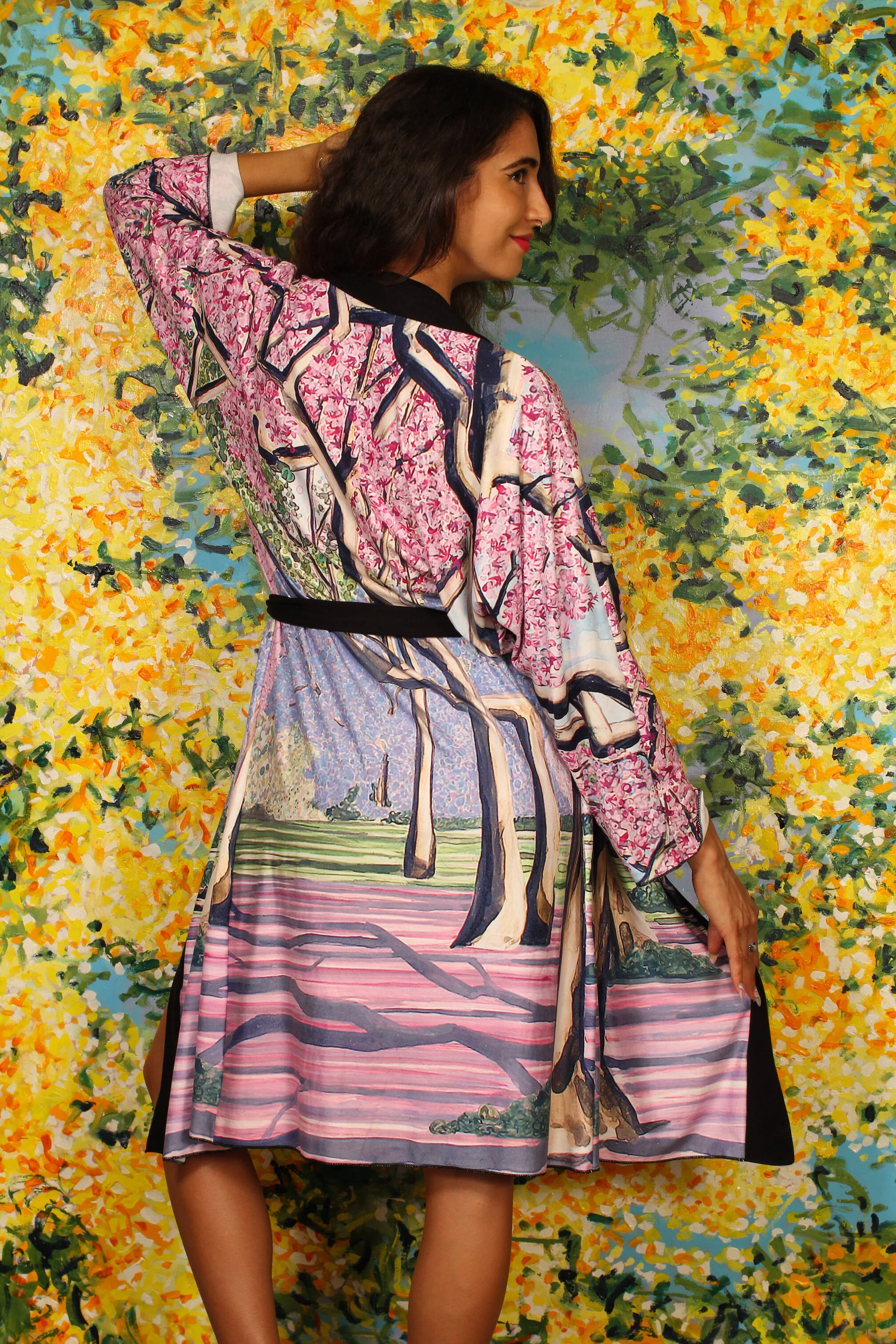 Cherry Blossoms Peignoir Robe 4.jpeg