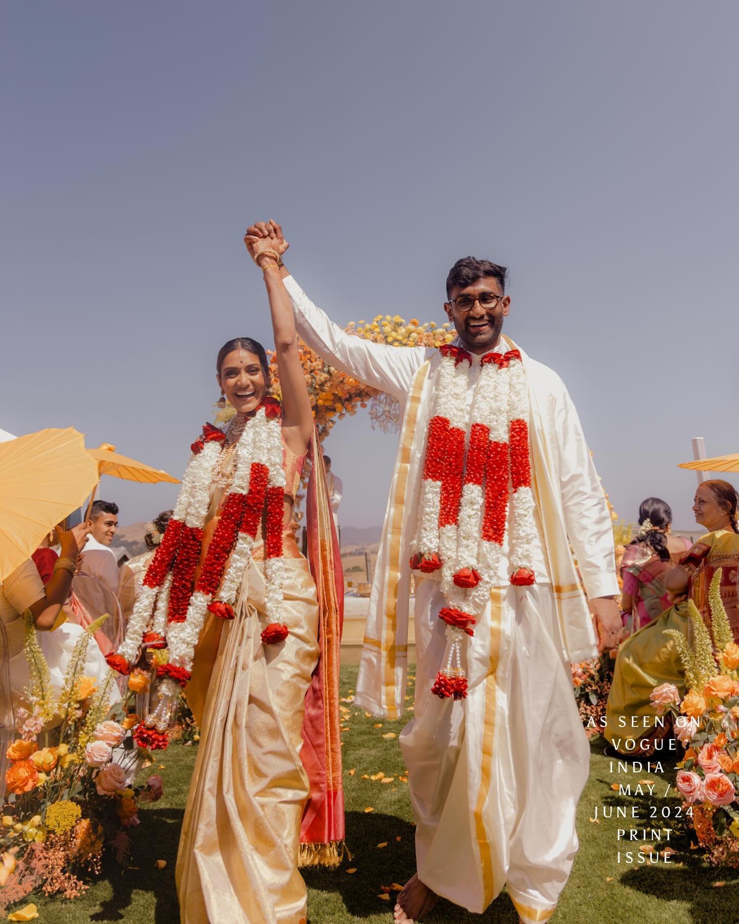 Thank you @praachiraniwala @vogueindia for the print feature of one of my favorites from Nidhi &amp; Rohan. Grab a copy of Vogue India May / June to read Praachi's story on how modern Indian couples are customizing rituals according to their values &