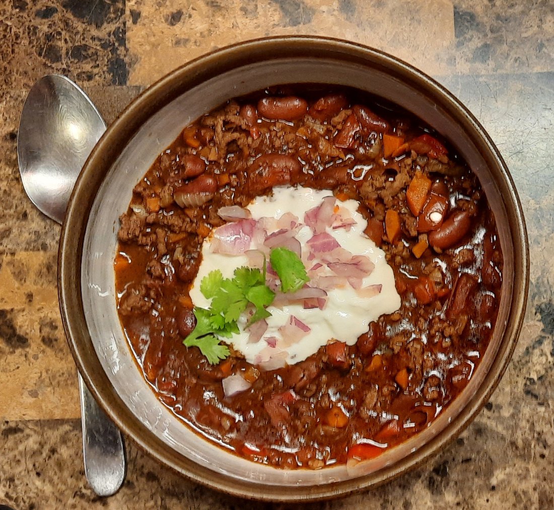 Pg. 86 - Hints of chocolate in this chili