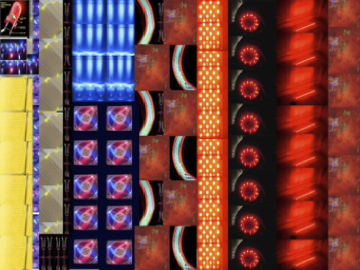 Luci LED. Marmellata