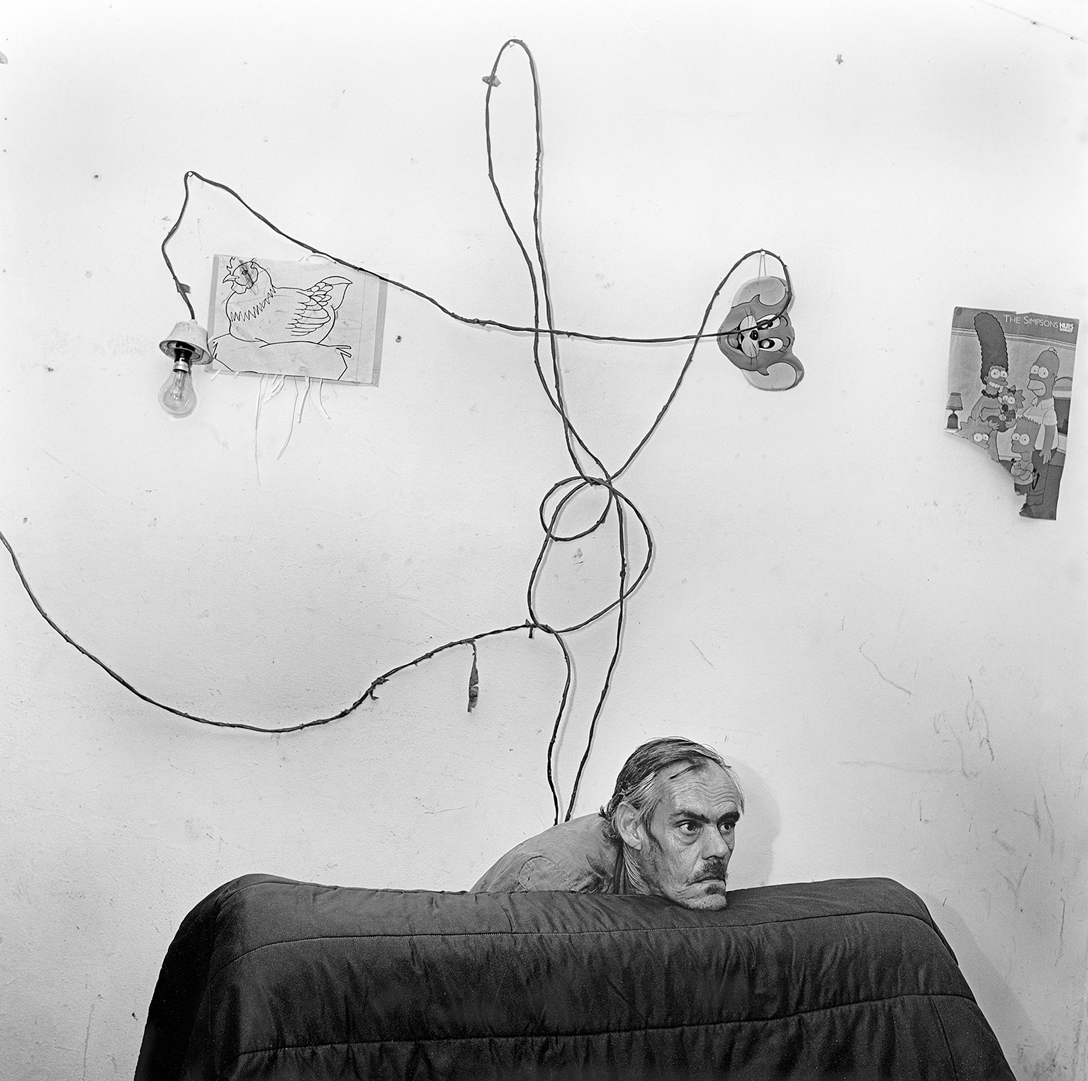 Head Below Wires, 1999 - ©Roger Ballen, Courtesy WILLAS contemporary.jpg