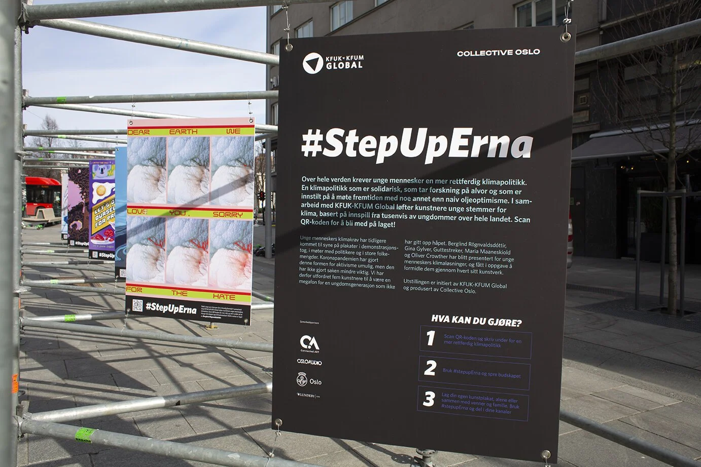 "KFUK-KFUM x COLLECTIVE: #STEPUPERNA!”