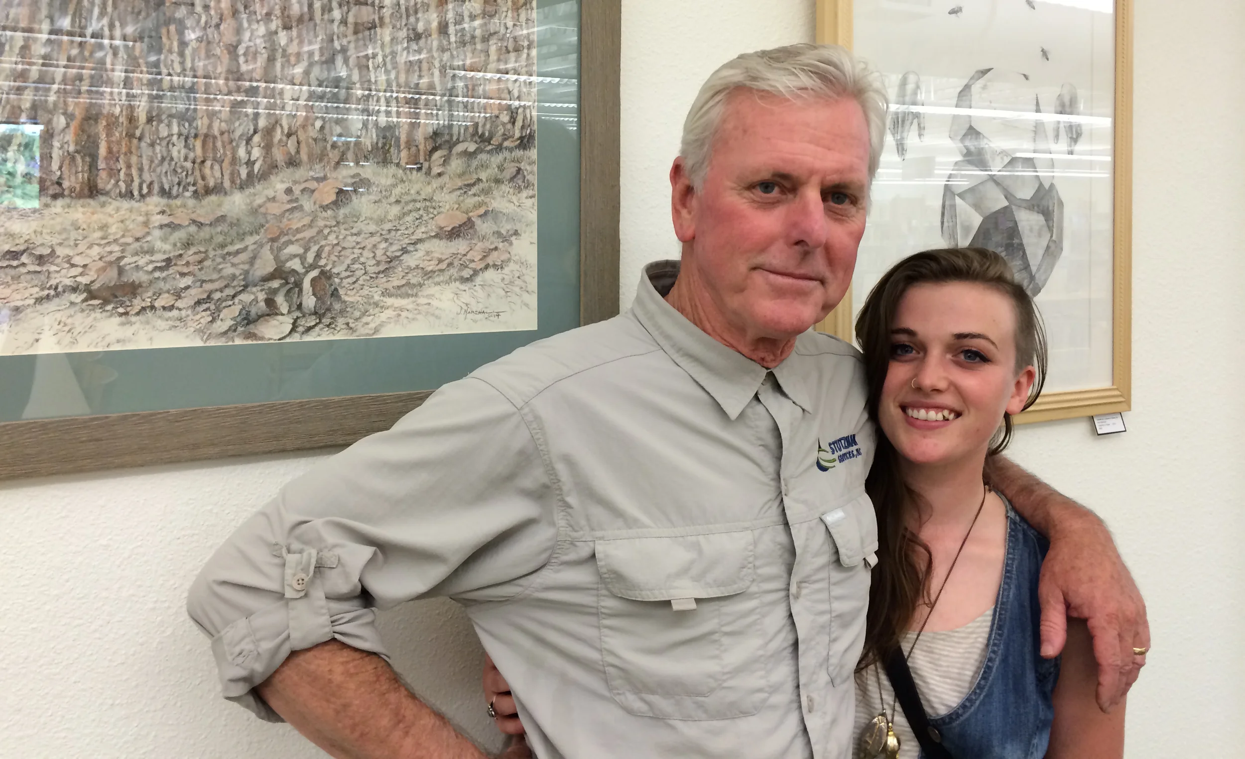 Father & Daughter Combine Talents in Art Show