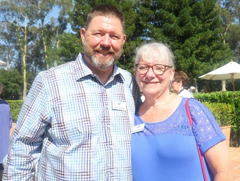 By Gail Arnold - Board Members MIke McGrew and Cynthia Stoddard.