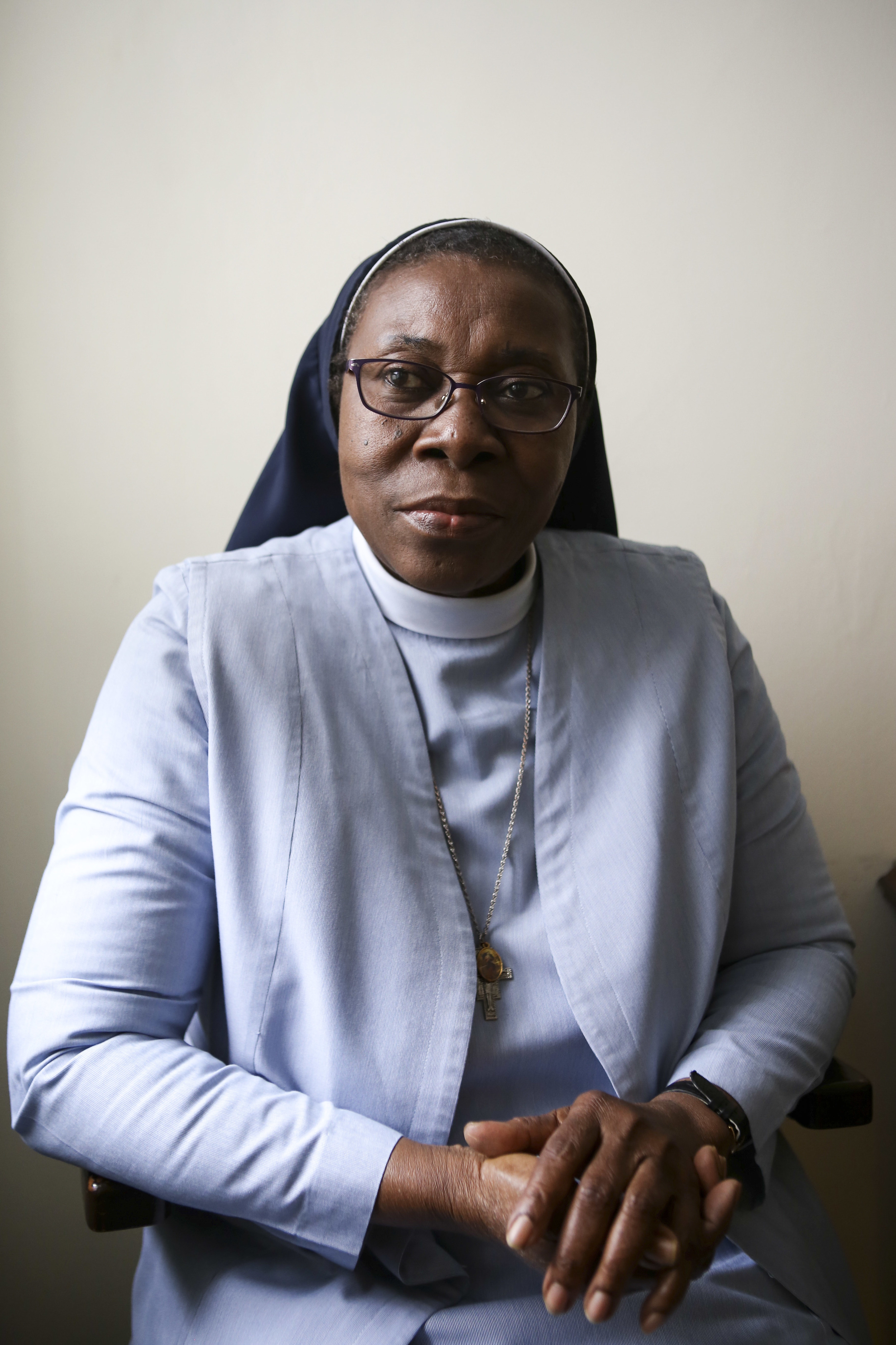    Sister Gertrude Lilly Ihenacho     Joined in 2000, from Nigeria    "Our work here is to educate minds—knowledge is power. And if you educate the minds of the ignorant or those who have no opportunity to be educated, it’s social justice practiced. 