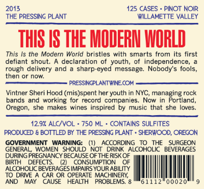 Back Label