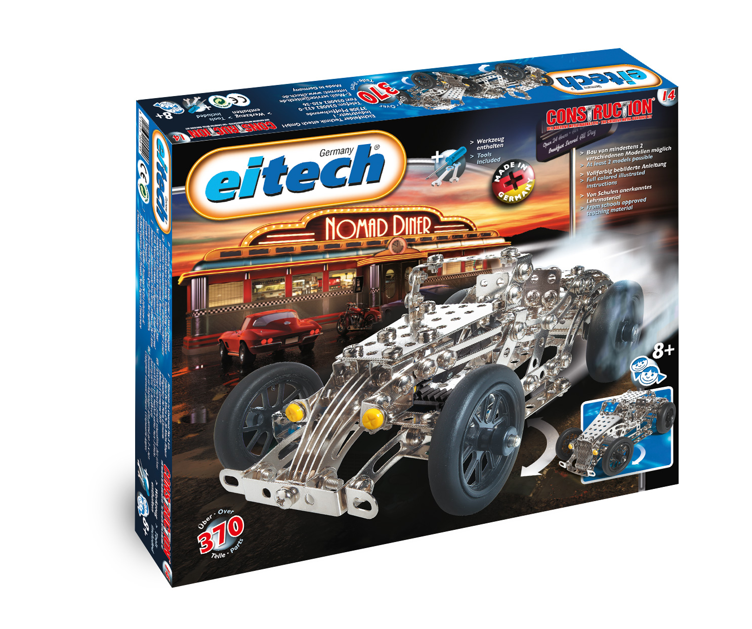 Dad can build a real life replica-whether it's souped up or streamlined- of classic, American Hot Rod.