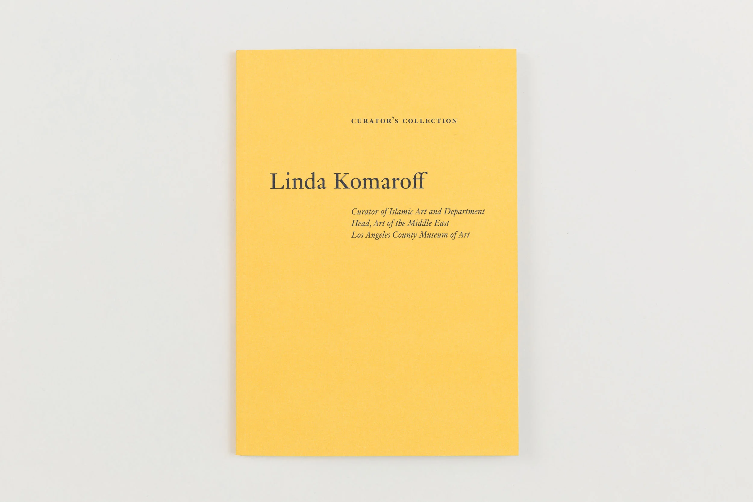  Creative Director: Lorraine Wild, Green Dragon OfficeClient: LACMA 